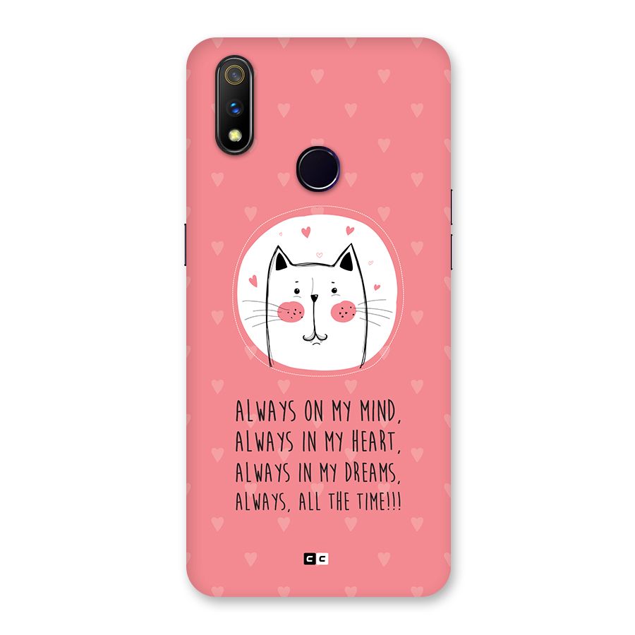 Always In Mind Back Case for Realme 3 Pro