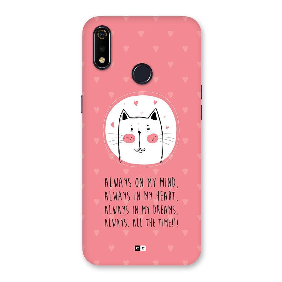 Always In Mind Back Case for Realme 3i