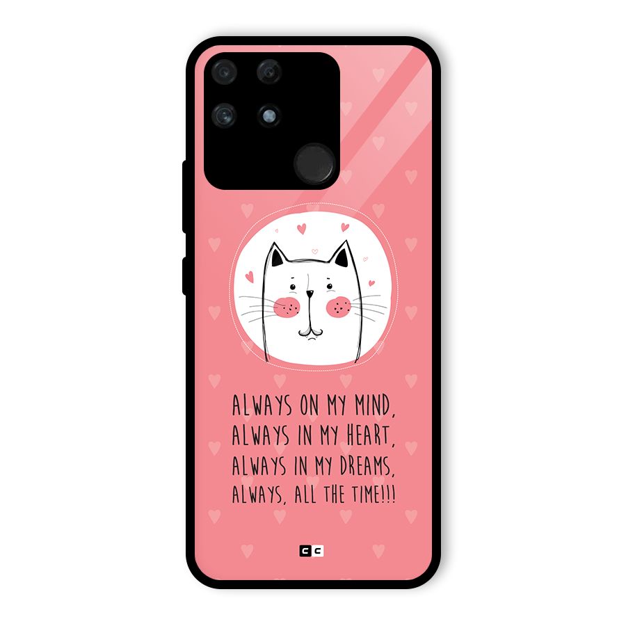 Always In Mind Back Case for Realme Narzo 50A