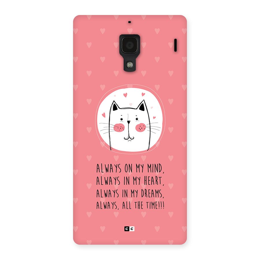 Always In Mind Back Case for Redmi 1s
