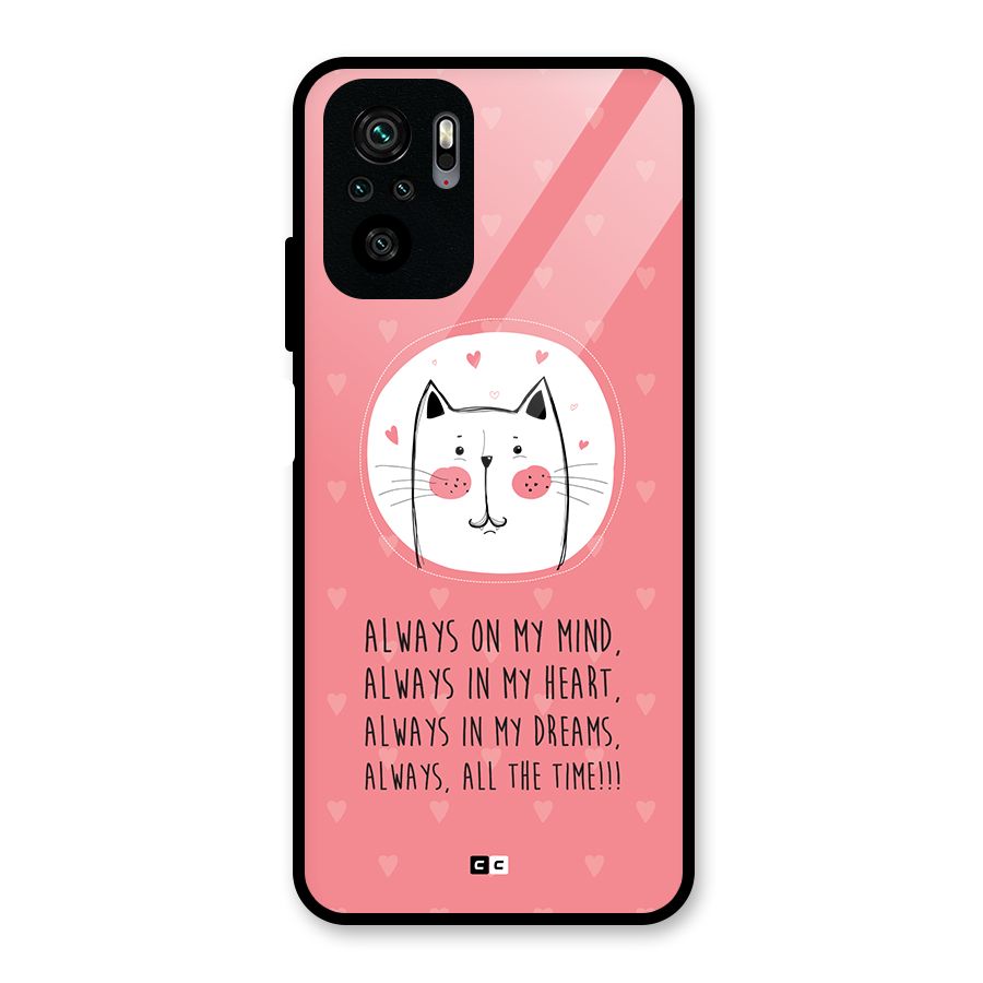 Always In Mind Back Case for Redmi Note 10S