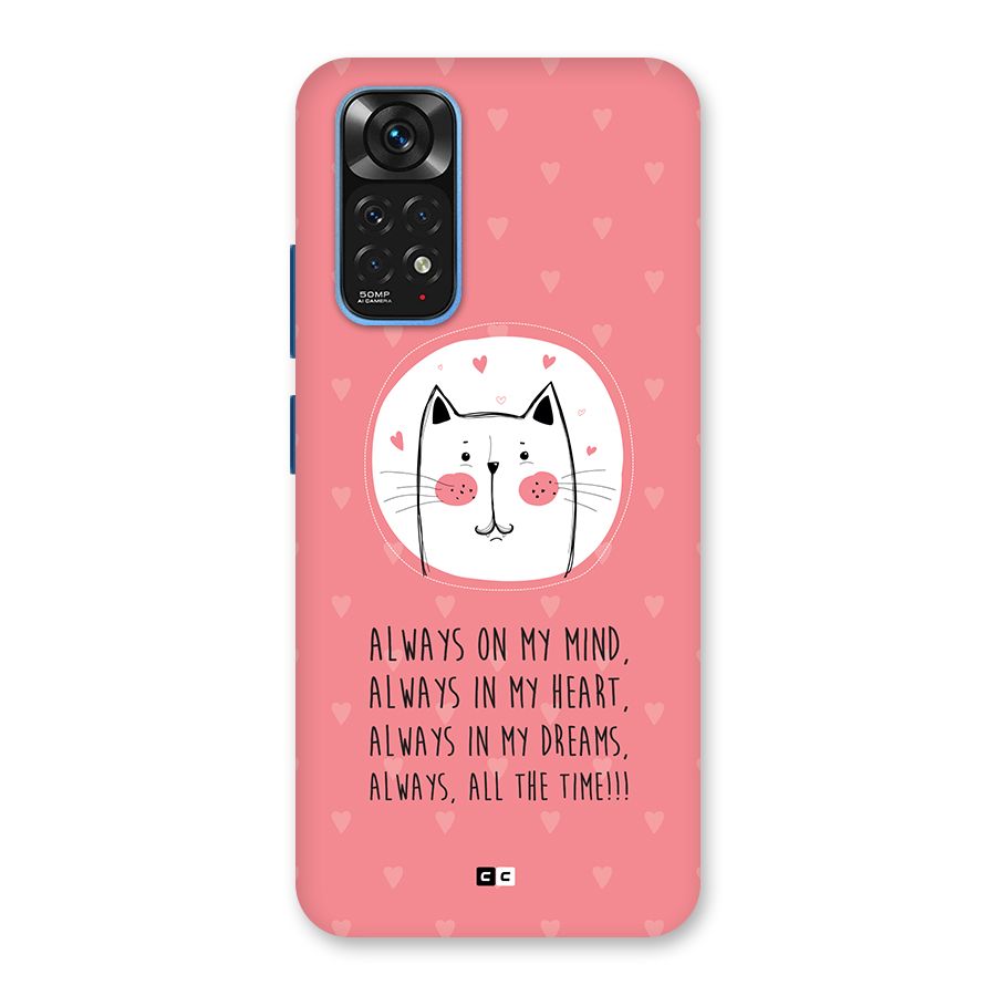 Always In Mind Back Case for Redmi Note 11S