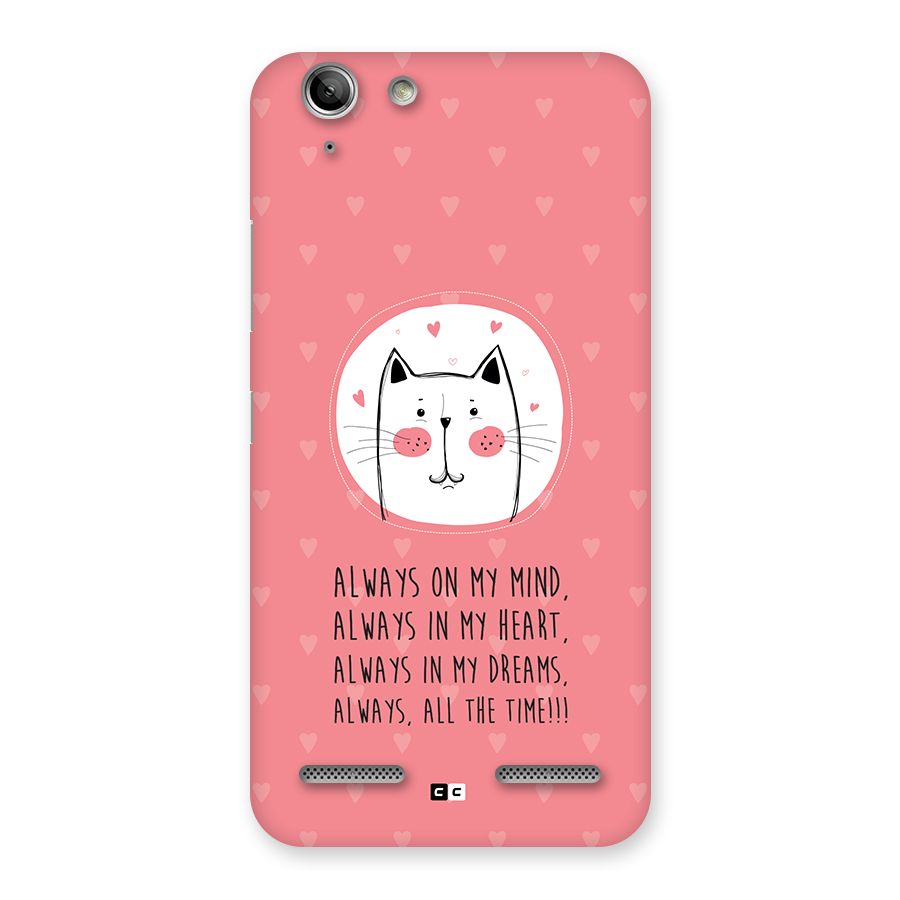 Always In Mind Back Case for Vibe K5