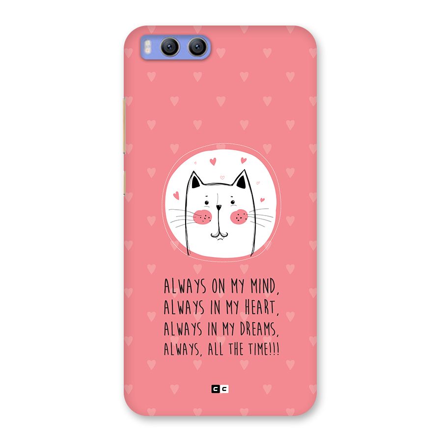 Always In Mind Back Case for Xiaomi Mi 6