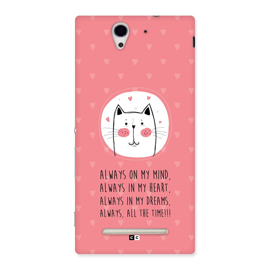 Always In Mind Back Case for Xperia C3