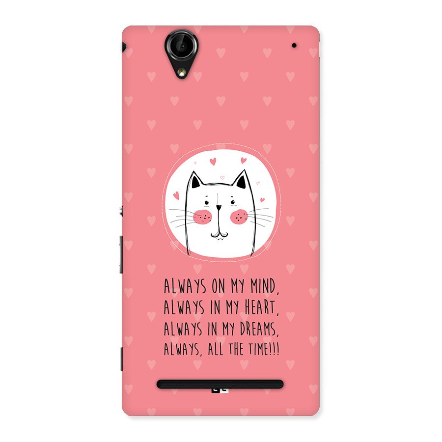 Always In Mind Back Case for Xperia T2