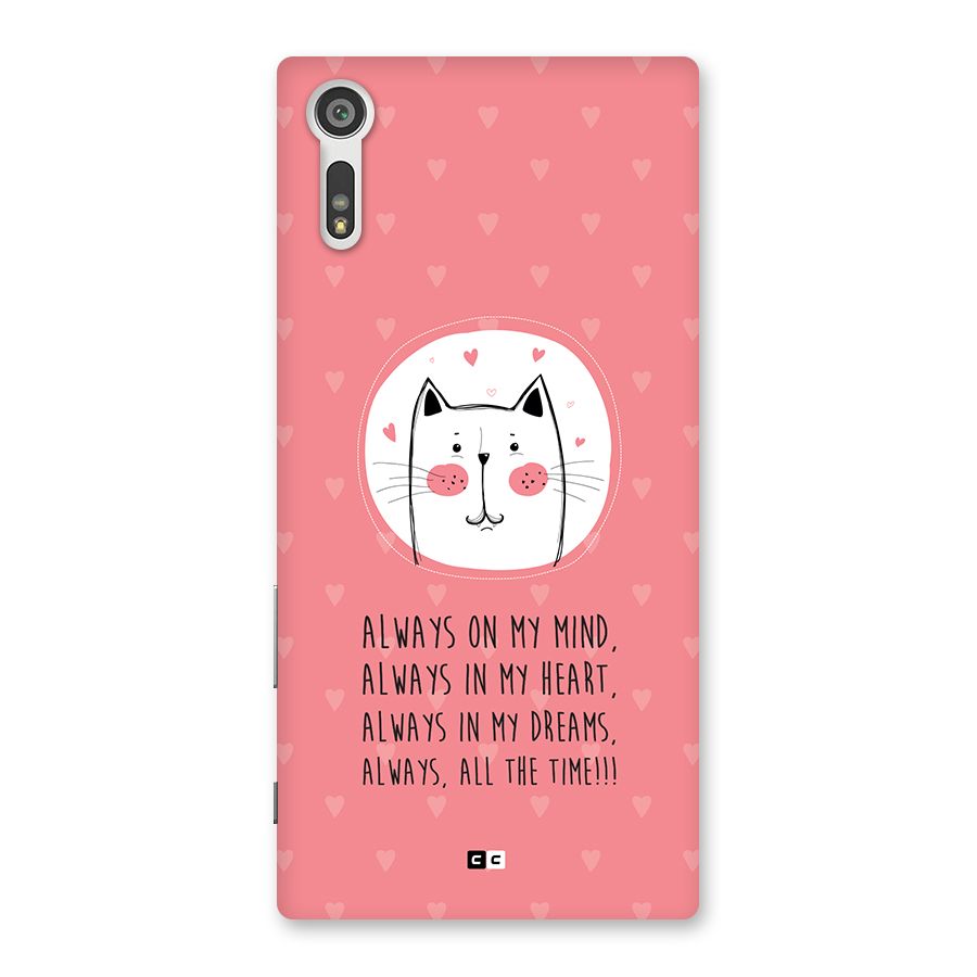 Always In Mind Back Case for Xperia XZ