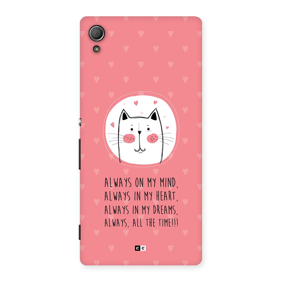 Always In Mind Back Case for Xperia Z3 Plus
