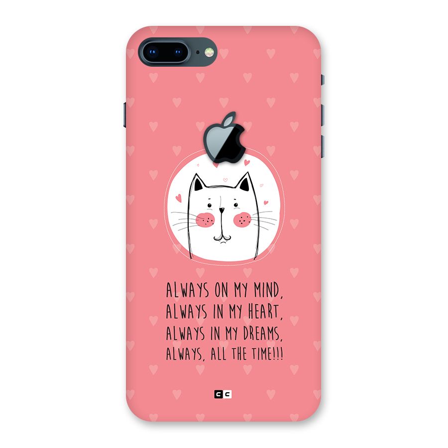 Always In Mind Back Case for iPhone 7 Plus Apple Cut