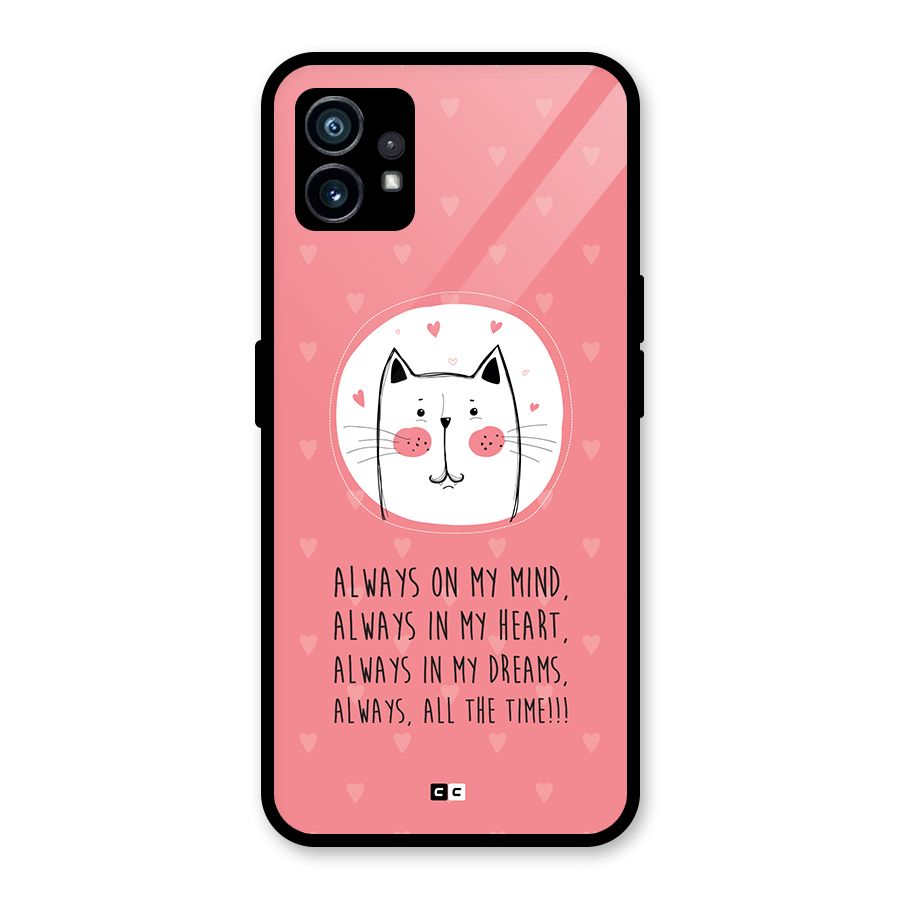 Always In Mind Glass Back Case for Nothing Phone 1