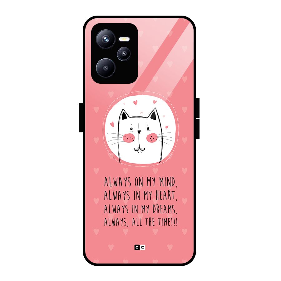 Always In Mind Glass Back Case for Realme C35