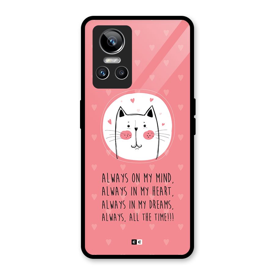 Always In Mind Glass Back Case for Realme GT Neo 3