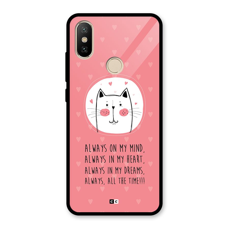 Always In Mind Glass Back Case for Redmi A2