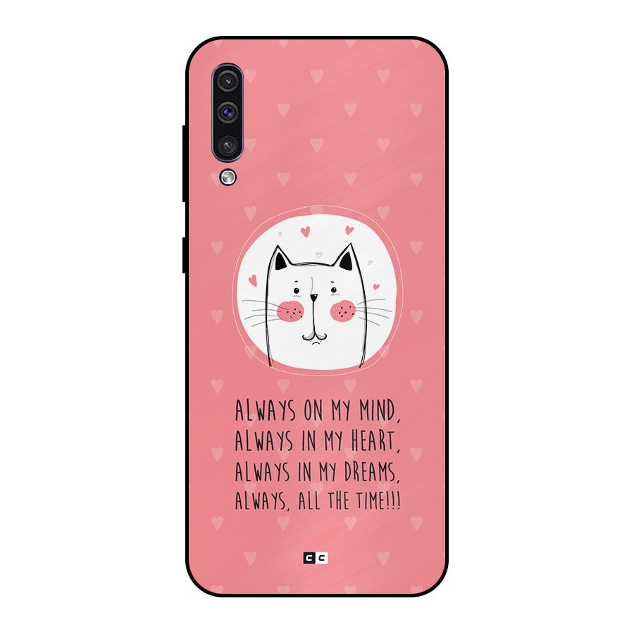 Always In Mind Metal Back Case for Galaxy A50s