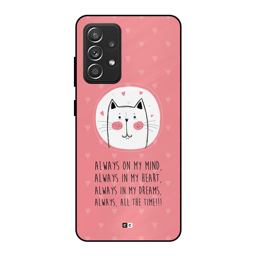 Always In Mind Metal Back Case for Galaxy A52s 5G