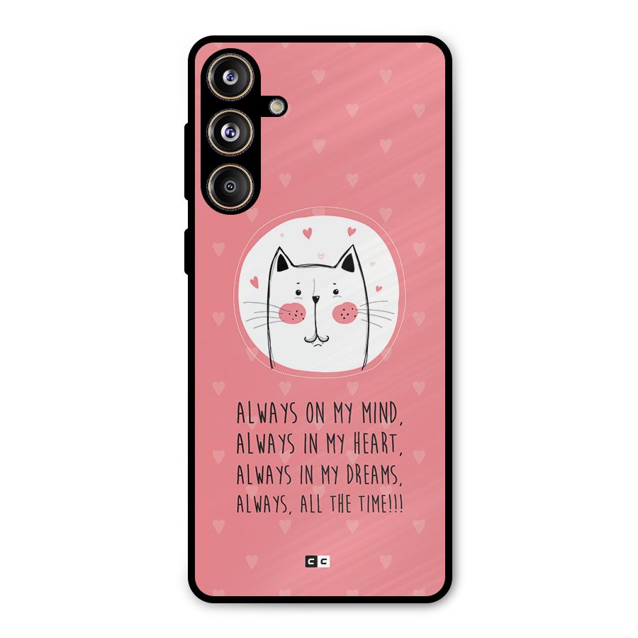 Always In Mind Metal Back Case for Galaxy F55