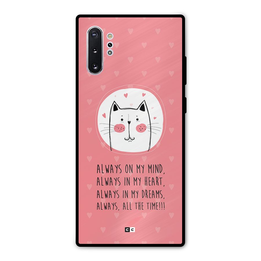 Always In Mind Metal Back Case for Galaxy Note 10 Plus