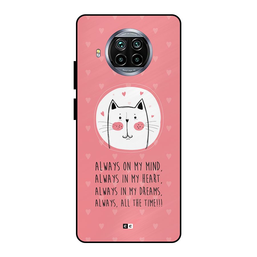 Always In Mind Metal Back Case for Mi 10i