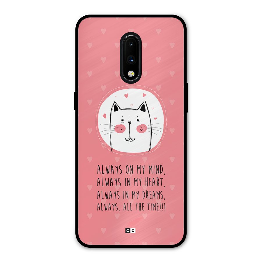 Always In Mind Metal Back Case for OnePlus 7