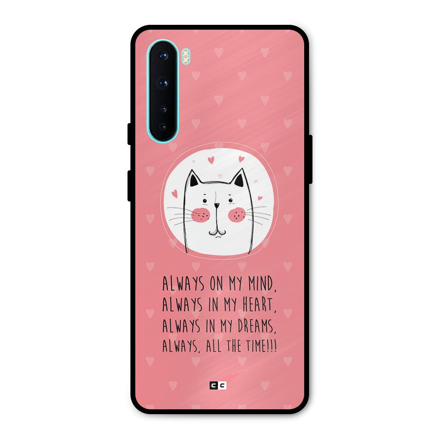 Always In Mind Metal Back Case for OnePlus Nord