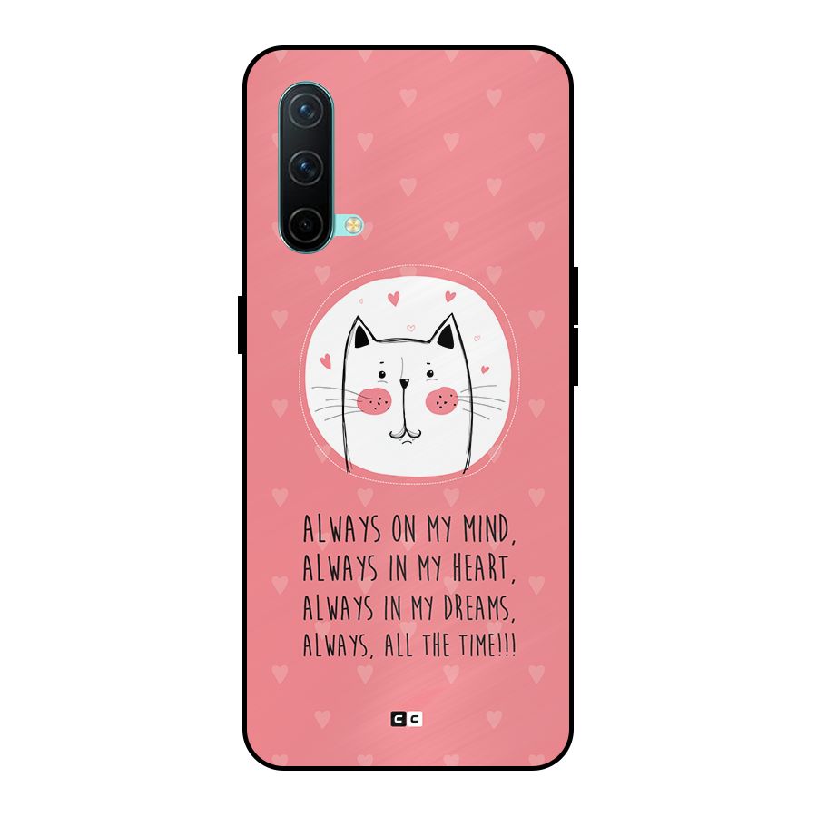 Always In Mind Metal Back Case for OnePlus Nord CE 5G