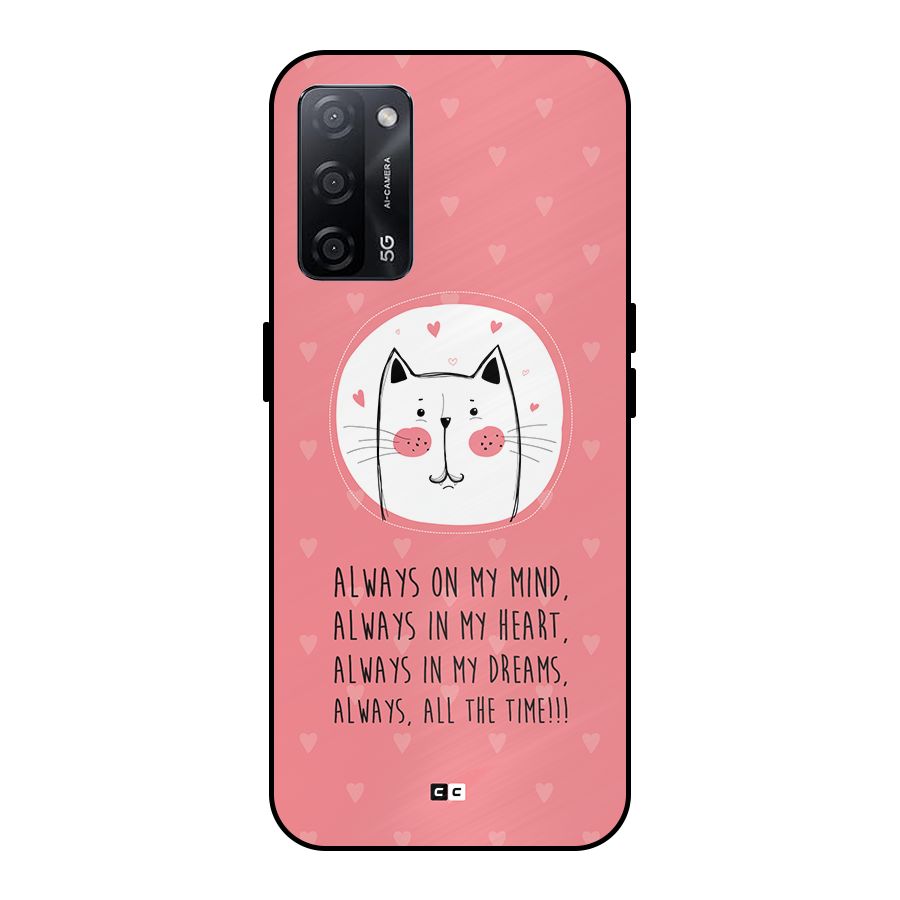 Always In Mind Metal Back Case for Oppo A53s 5G