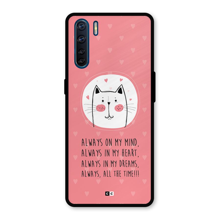 Always In Mind Metal Back Case for Oppo F15