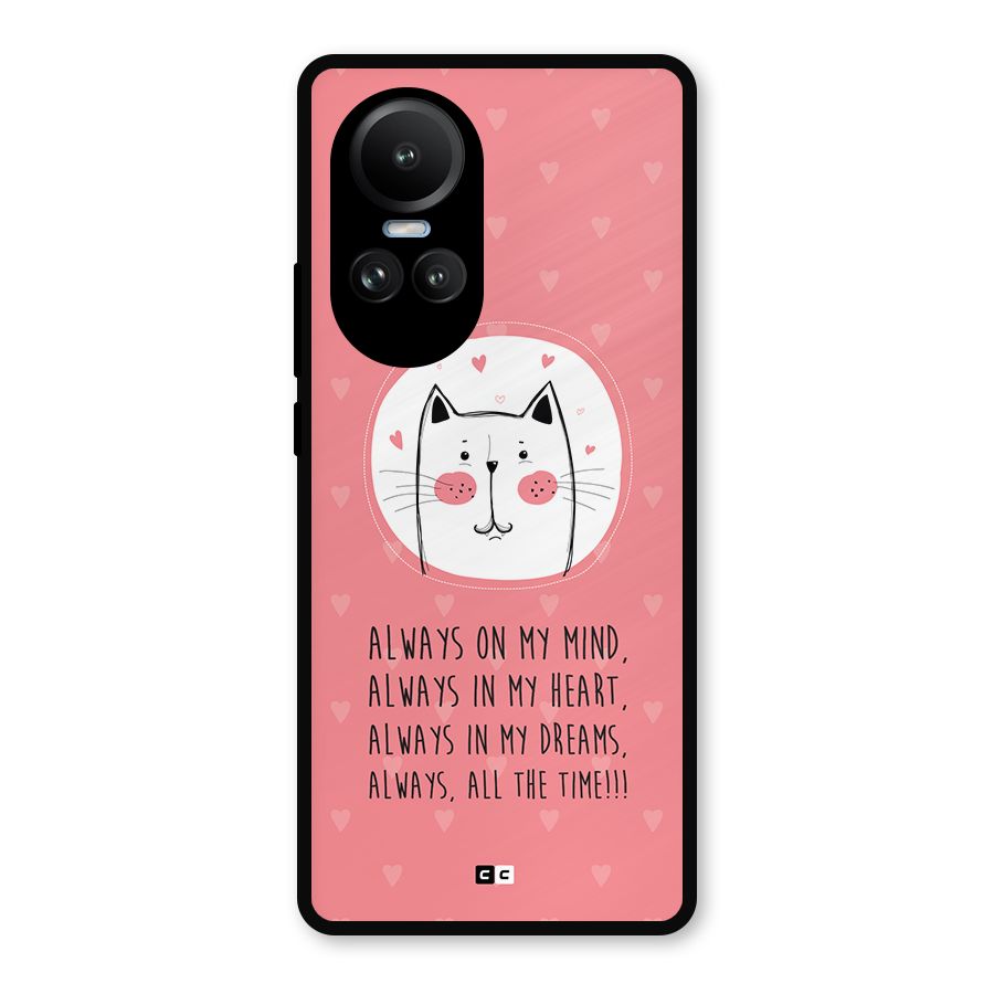 Always In Mind Metal Back Case for Oppo Reno10