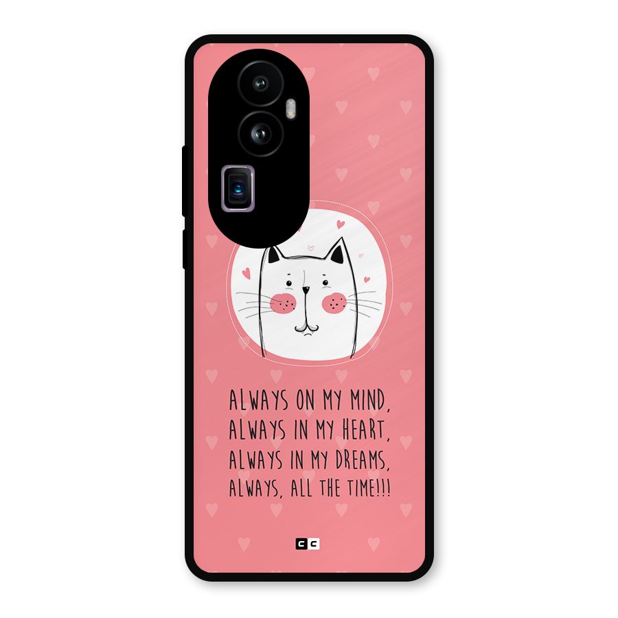 Always In Mind Metal Back Case for Oppo Reno10 Pro Plus