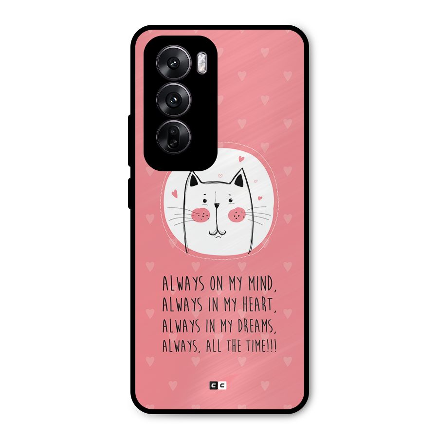 Always In Mind Metal Back Case for Oppo Reno12