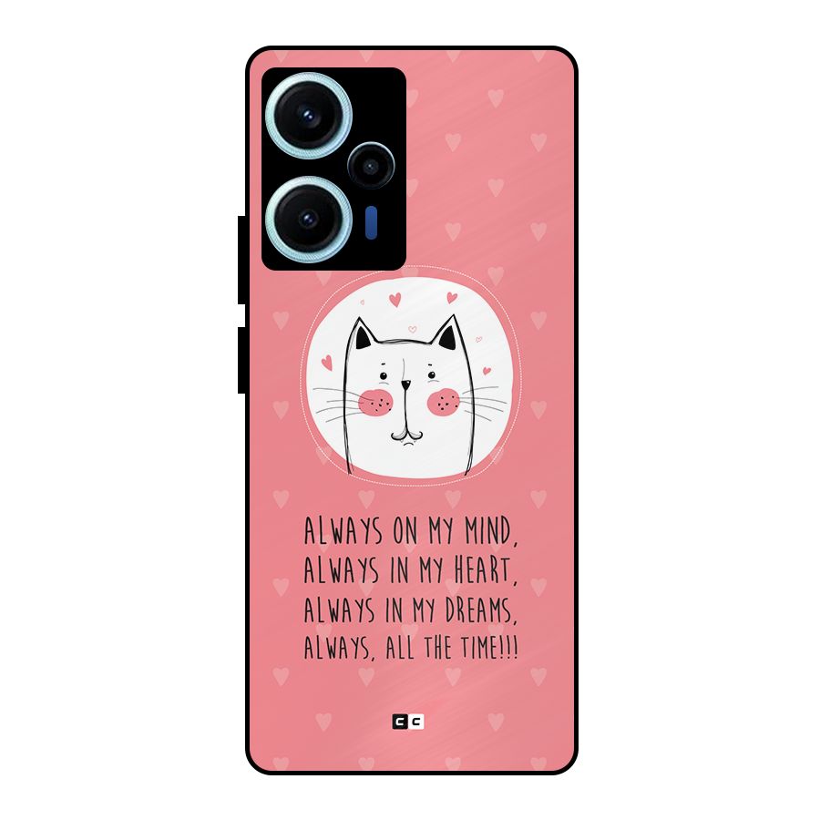 Always In Mind Metal Back Case for Poco F5