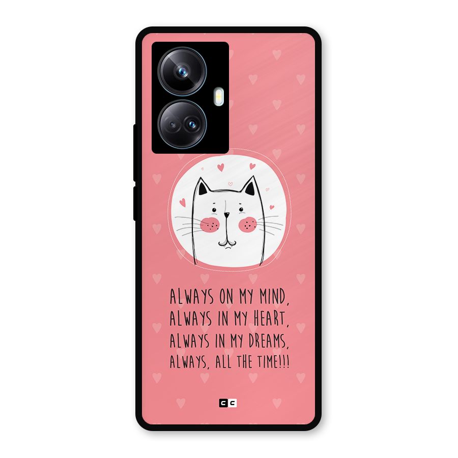 Always In Mind Metal Back Case for Realme 10 Pro Plus