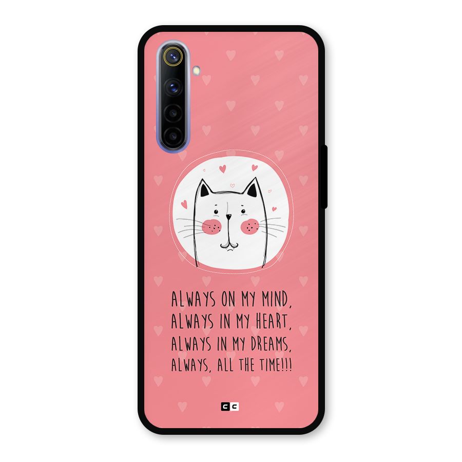 Always In Mind Metal Back Case for Realme 6i