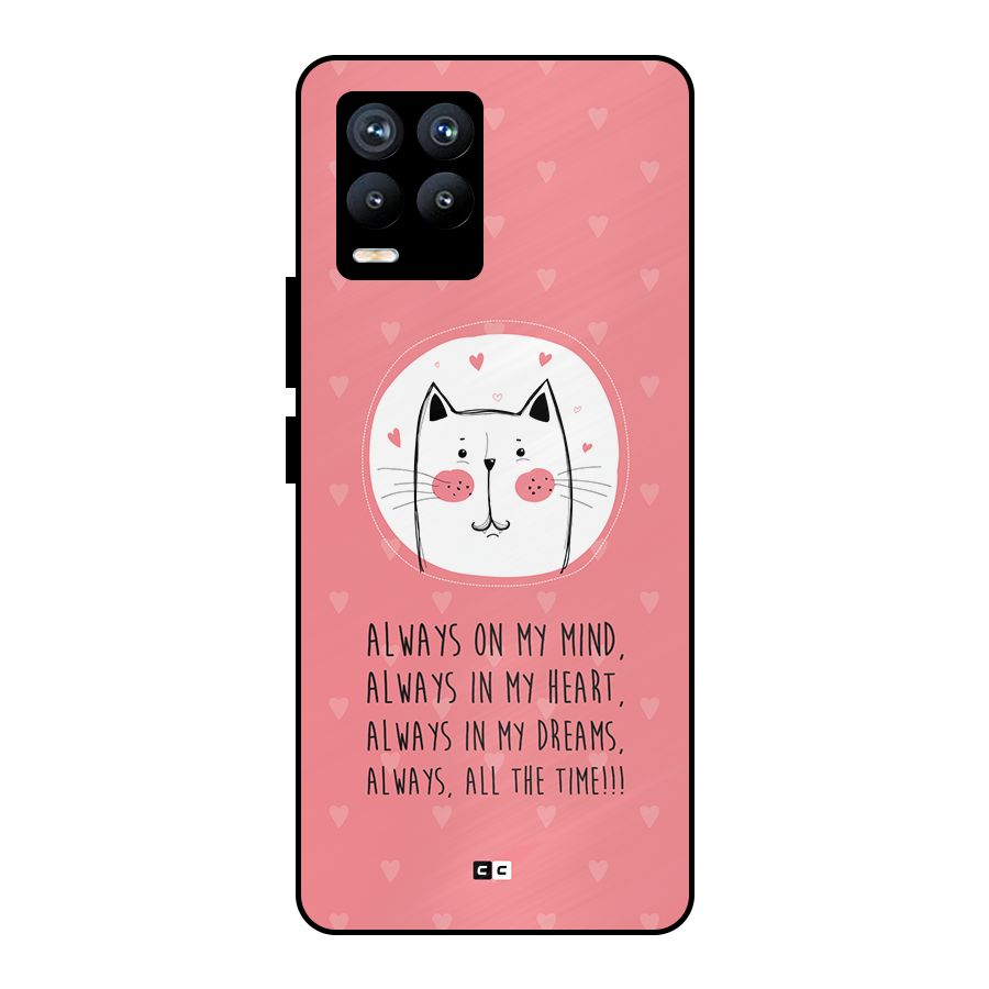 Always In Mind Metal Back Case for Realme 8