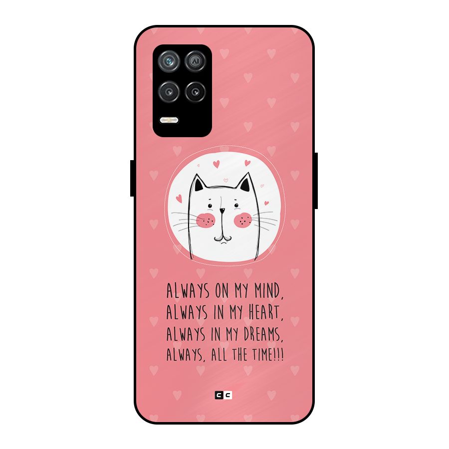 Always In Mind Metal Back Case for Realme 8 5G