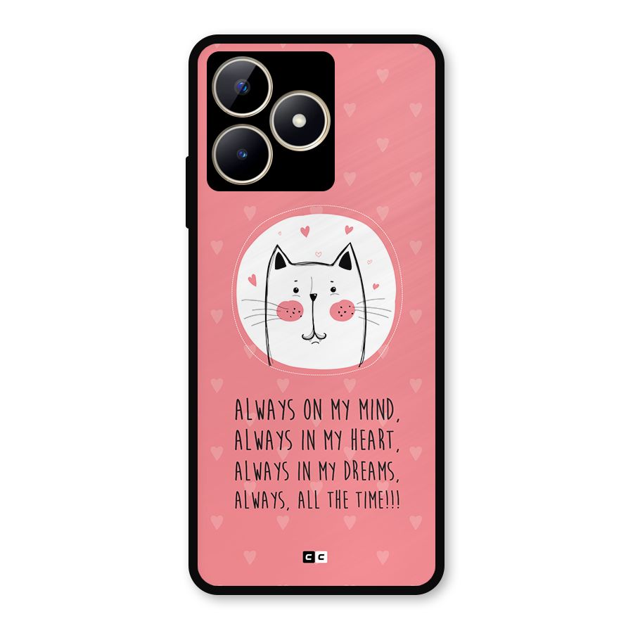 Always In Mind Metal Back Case for Realme C53