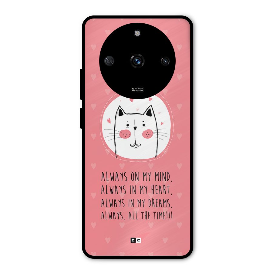 Always In Mind Metal Back Case for Realme Narzo 60 5G