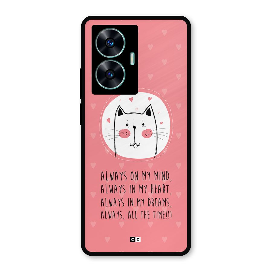 Always In Mind Metal Back Case for Realme Narzo N55