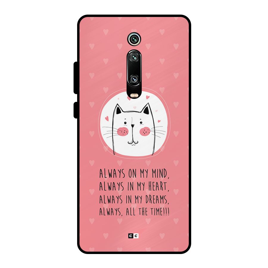 Always In Mind Metal Back Case for Redmi K20 Pro