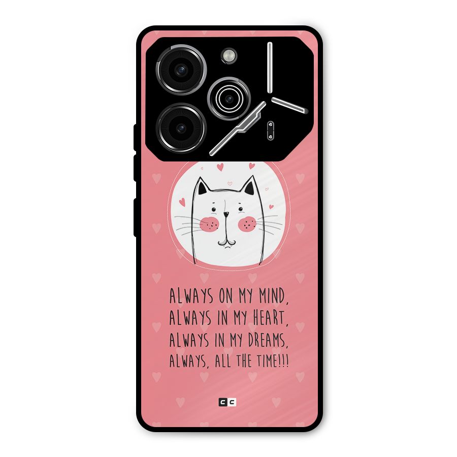 Always In Mind Metal Back Case for Tecno Pova 6 Pro
