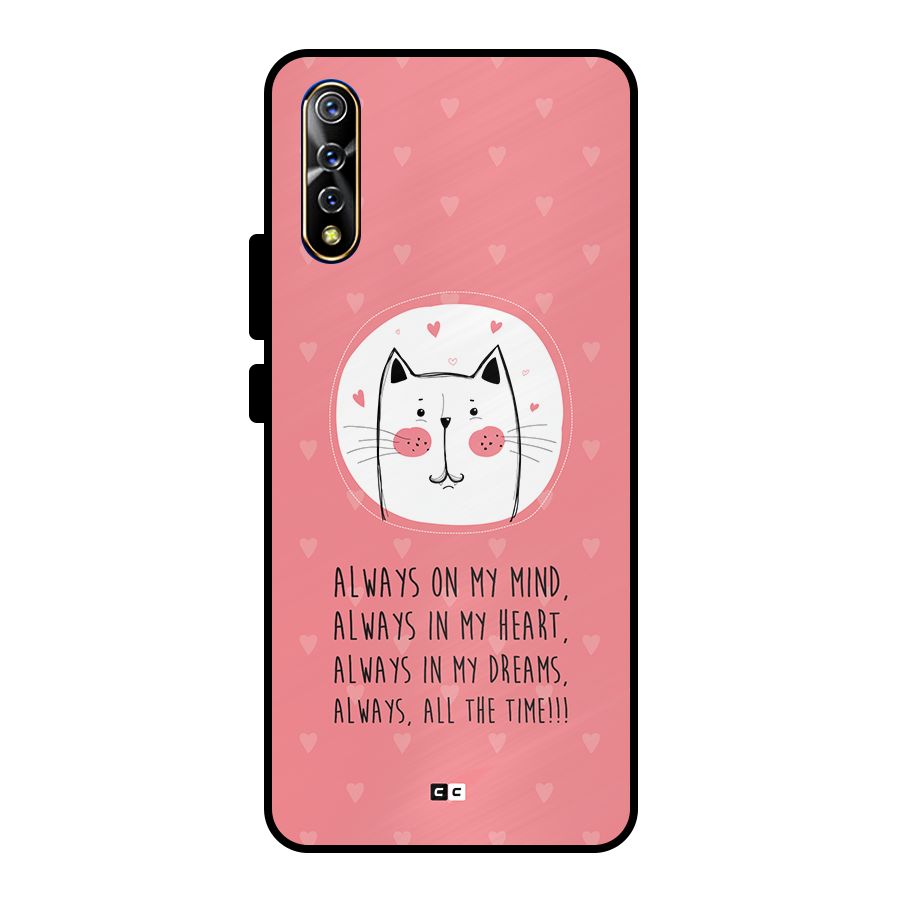 Always In Mind Metal Back Case for Vivo S1