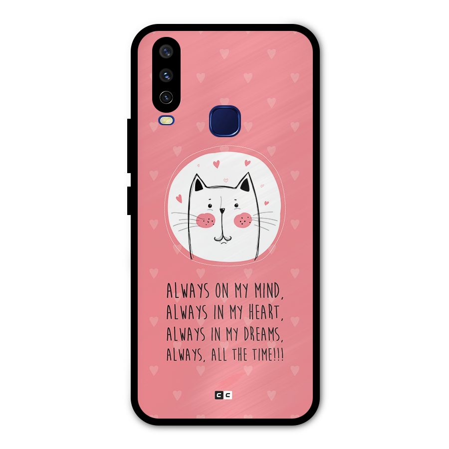 Always In Mind Metal Back Case for Vivo U10