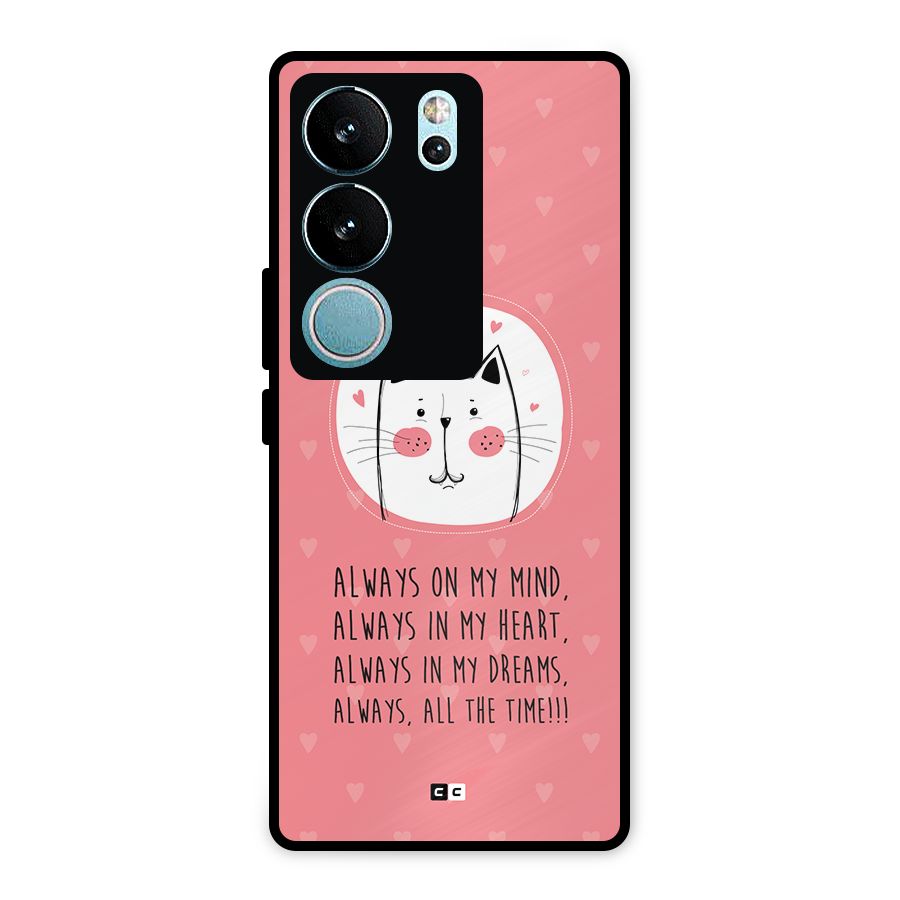 Always In Mind Metal Back Case for Vivo V29