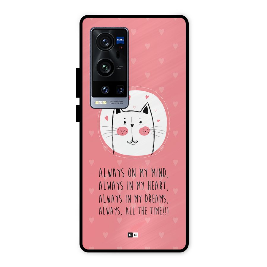 Always In Mind Metal Back Case for Vivo X60 Pro Plus
