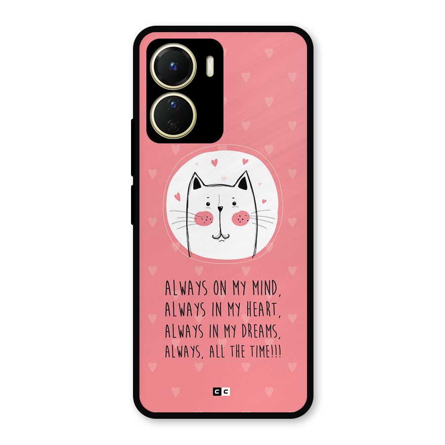 Always In Mind Metal Back Case for Vivo Y16