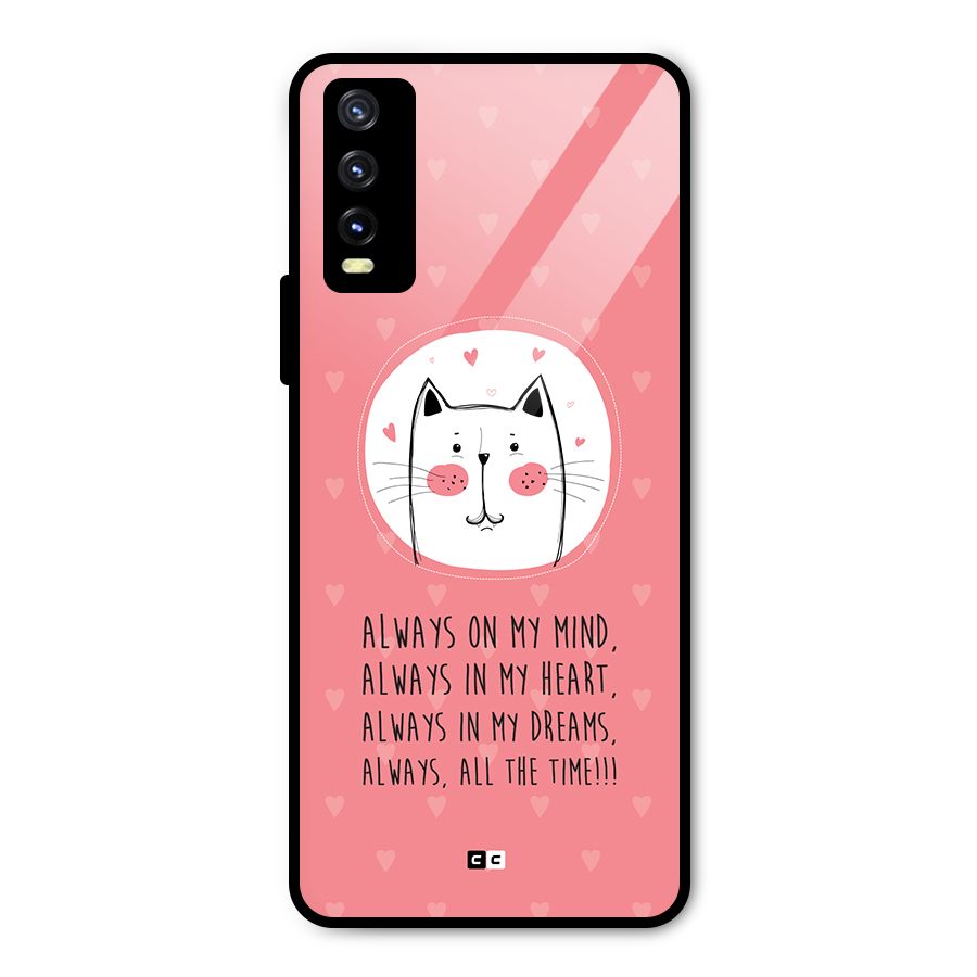 Always In Mind Metal Back Case for Vivo Y20