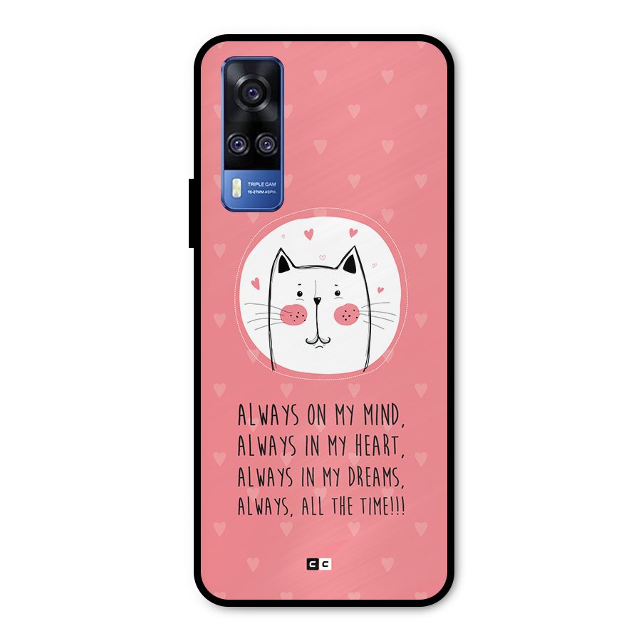 Always In Mind Metal Back Case for Vivo Y31