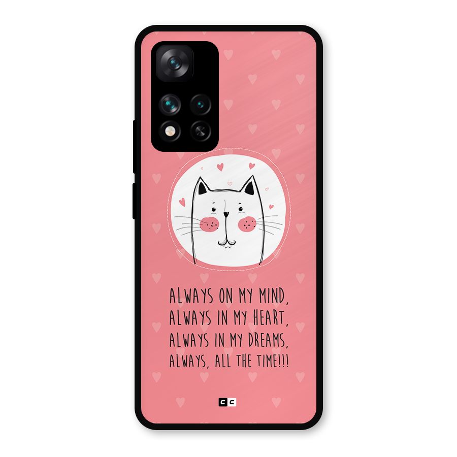 Always In Mind Metal Back Case for Xiaomi 11i Hypercharge 5G