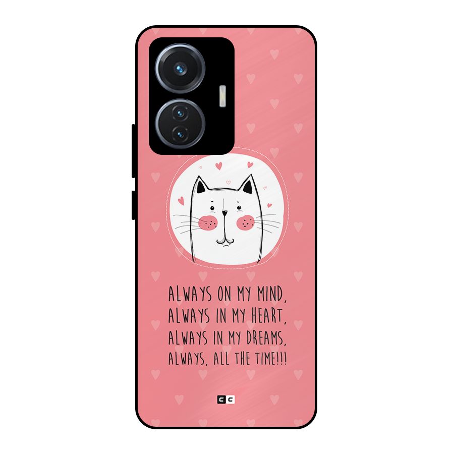 Always In Mind Metal Back Case for iQOO Z6 44W