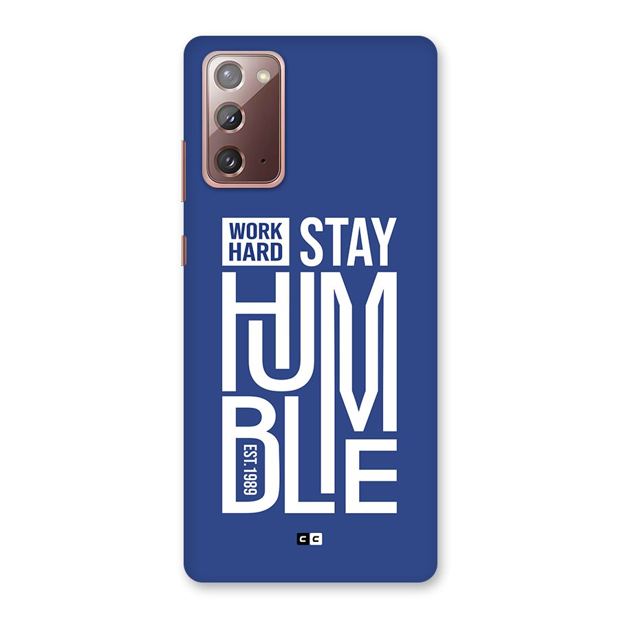 Always Stay Humble Back Case for Galaxy Note 20